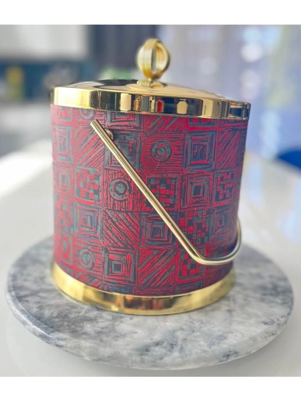 VTG-MCM GAILSTYN No 338 Geometric Ice Bucket - Picture 2 of 6